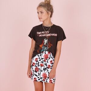 Asilio Case of Roses Mini Skirt - Floral - Size XS